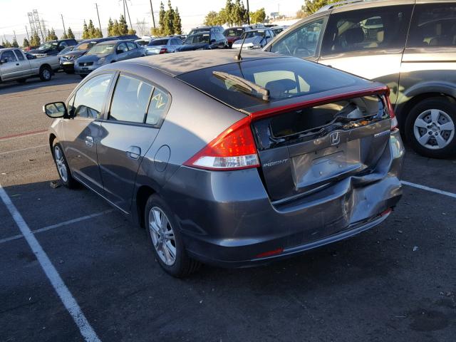 JHMZE2H7XAS026213 - 2010 HONDA INSIGHT EX GRAY photo 3