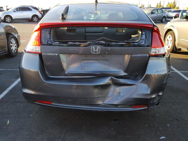 JHMZE2H7XAS026213 - 2010 HONDA INSIGHT EX GRAY photo 9