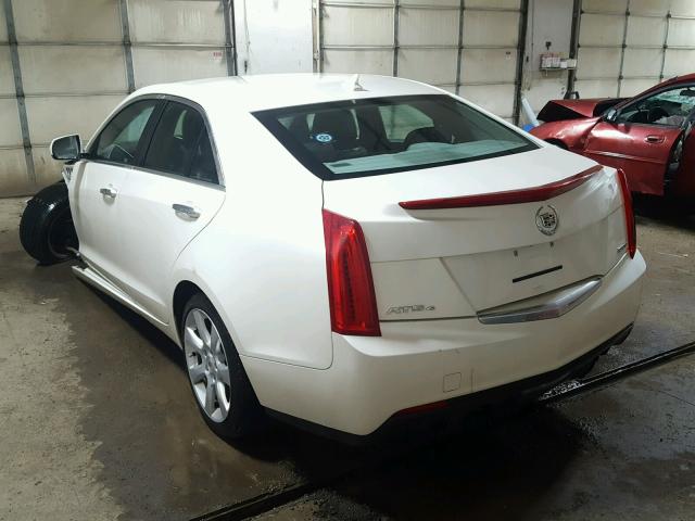 1G6AG5RX2E0180783 - 2014 CADILLAC ATS WHITE photo 3