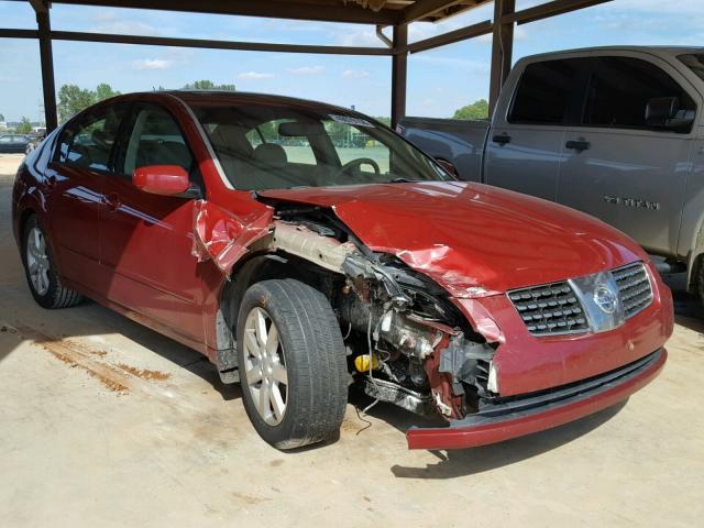 1N4BA41E46C826595 - 2006 NISSAN MAXIMA SE RED photo 1