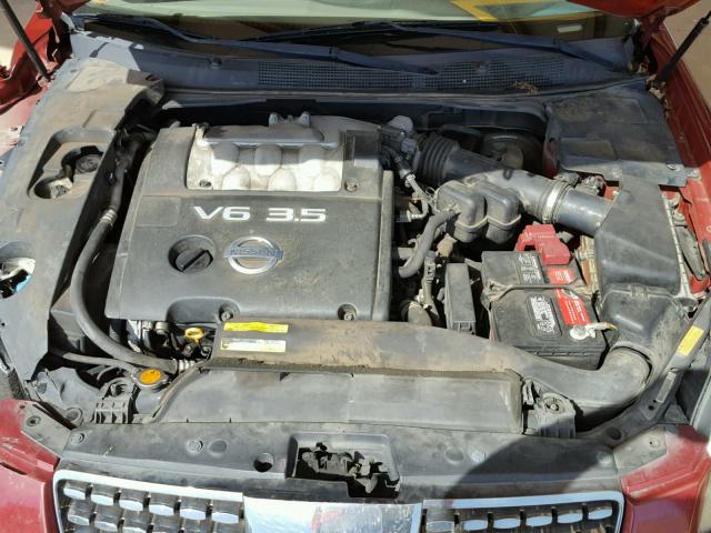 1N4BA41E46C826595 - 2006 NISSAN MAXIMA SE RED photo 7