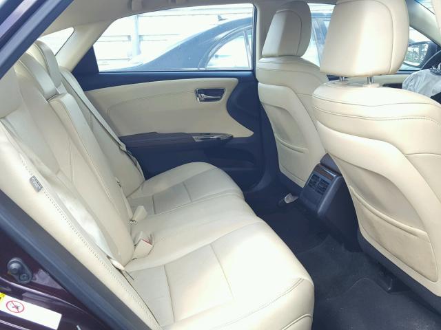 4T1BK1EB5DU015008 - 2013 TOYOTA AVALON BAS Tünd qırmızı foto 6