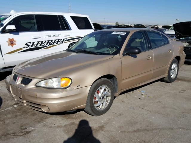 1G2NF52E14C255856 - 2004 PONTIAC GRAND AM S GOLD photo 2