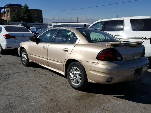 1G2NF52E14C255856 - 2004 PONTIAC GRAND AM S GOLD photo 3