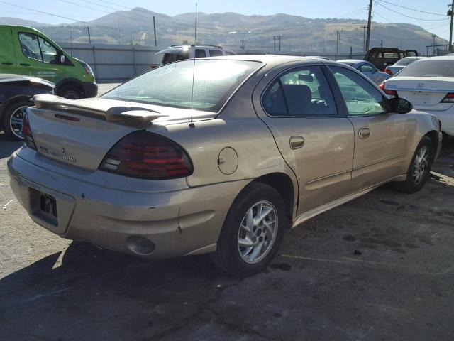 1G2NF52E14C255856 - 2004 PONTIAC GRAND AM S GOLD photo 4