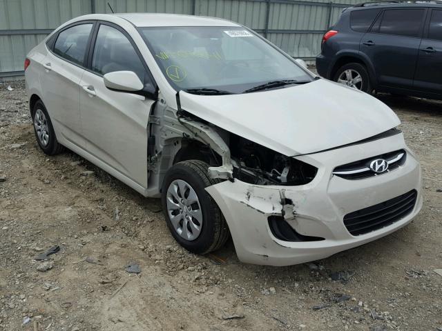 KMHCT4AE4GU090841 - 2016 HYUNDAI ACCENT SE CREAM photo 1