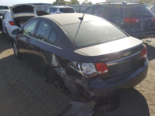 1G1PC5SH6C7104647 - 2012 CHEVROLET CRUZE LS BLACK photo 3