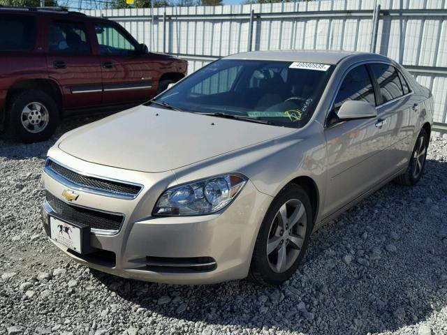 1G1ZC5E08CF193268 - 2012 CHEVROLET MALIBU 1LT ოქროსფერი ფოტო 2