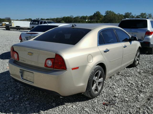 1G1ZC5E08CF193268 - 2012 CHEVROLET MALIBU 1LT ოქროსფერი ფოტო 4