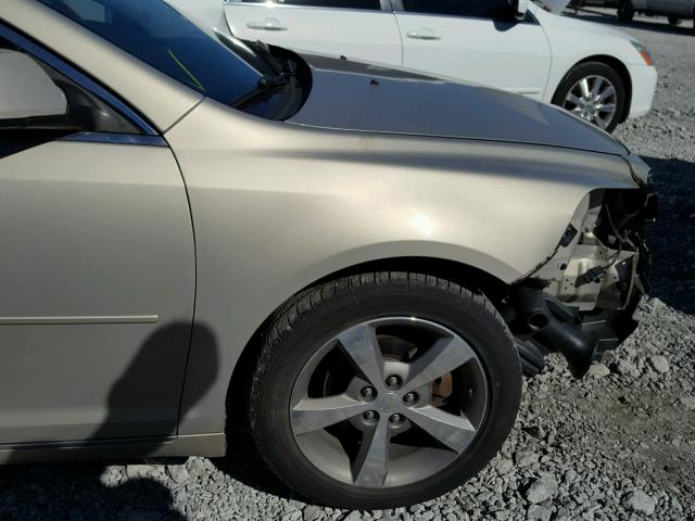 1G1ZC5E08CF193268 - 2012 CHEVROLET MALIBU 1LT ოქროსფერი ფოტო 9