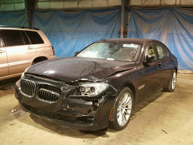 WBAYF8C56DD140234 - 2013 BMW 750LI XDRI BLACK photo 2