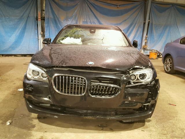 WBAYF8C56DD140234 - 2013 BMW 750LI XDRI BLACK photo 9