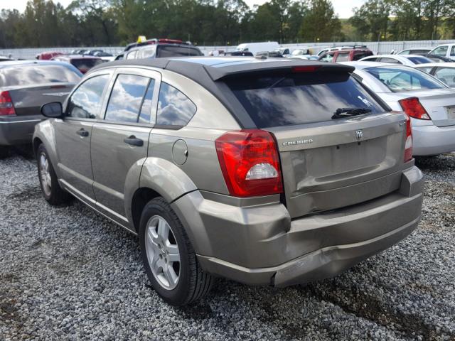 1B3HB48B78D671181 - 2008 DODGE CALIBER SX GREEN photo 3