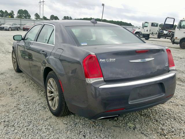 2C3CCAAG0HH516506 - 2017 CHRYSLER 300 LIMITE GRAY photo 3