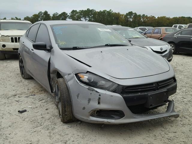 1C3CDFBB2GD530450 - 2016 DODGE DART SXT SILVER photo 1