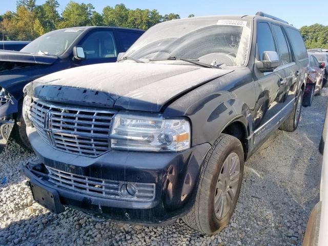 5LMFL28559EJ02061 - 2009 LINCOLN NAVIGATOR BLACK photo 2