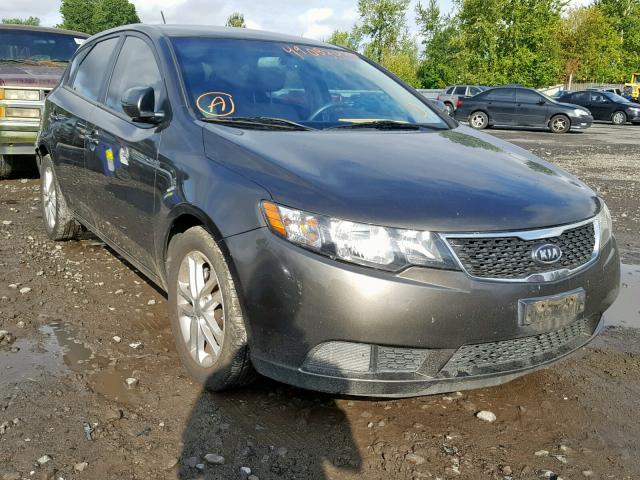 KNAFU5A26B5347119 - 2011 KIA FORTE EX GRAY photo 1