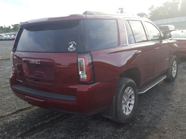 1GKS2AKCXGR340427 - 2016 GMC YUKON SLE RED photo 4