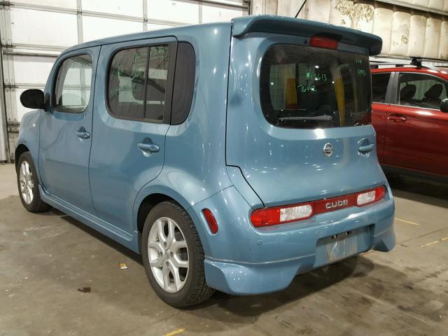 JN8AZ28R39T103017 - 2009 NISSAN CUBE BASE TEAL photo 3