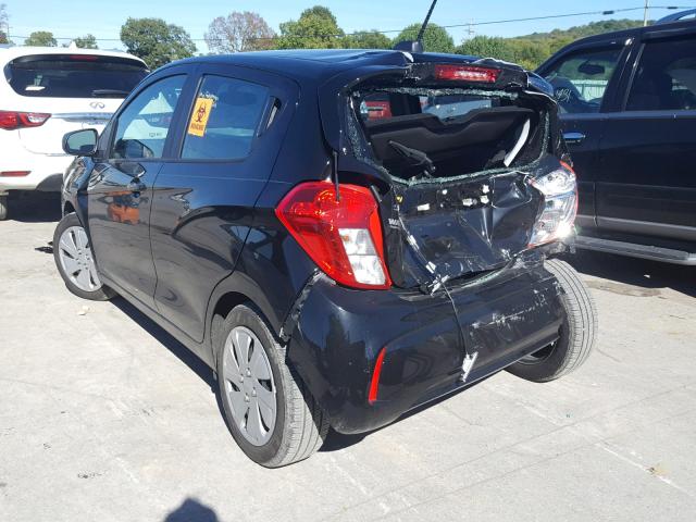 KL8CA6SA1JC471103 - 2018 CHEVROLET SPARK LS BLACK photo 3