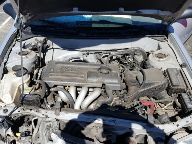 1Y1SK52852Z400309 - 2002 CHEVROLET GEO PRIZM SILVER photo 7