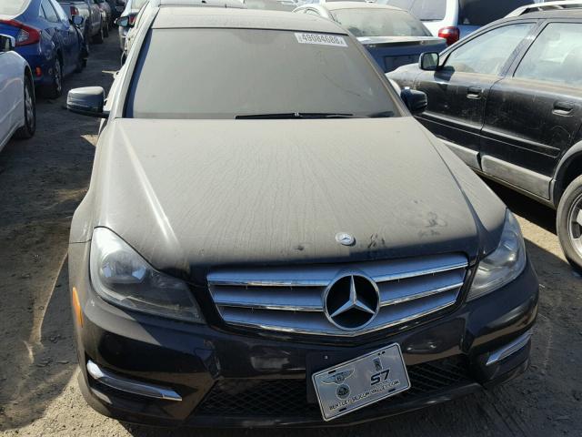 WDDGF4HB1CR213202 - 2012 MERCEDES-BENZ C 250 BLACK photo 9