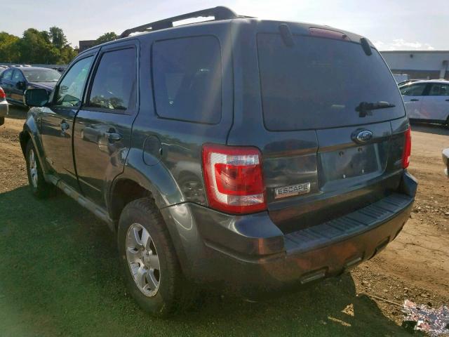 1FMCU941X8KB58611 - 2008 FORD ESCAPE LIM GRAY photo 3