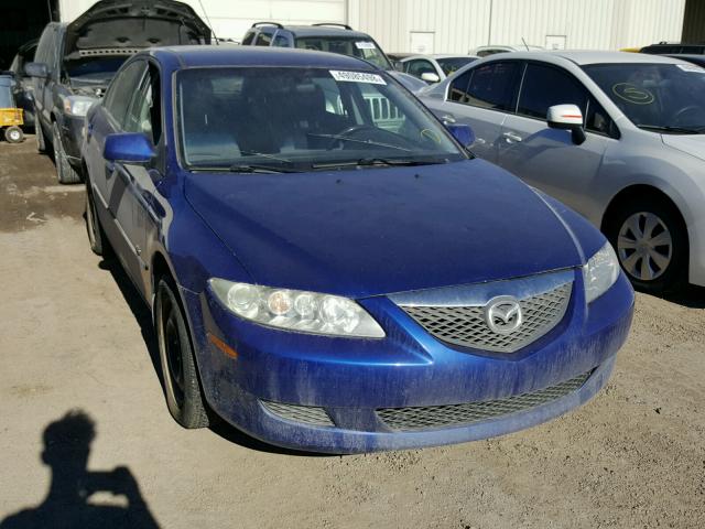 1YVHP84D955M48946 - 2005 MAZDA 6 S BLUE photo 1