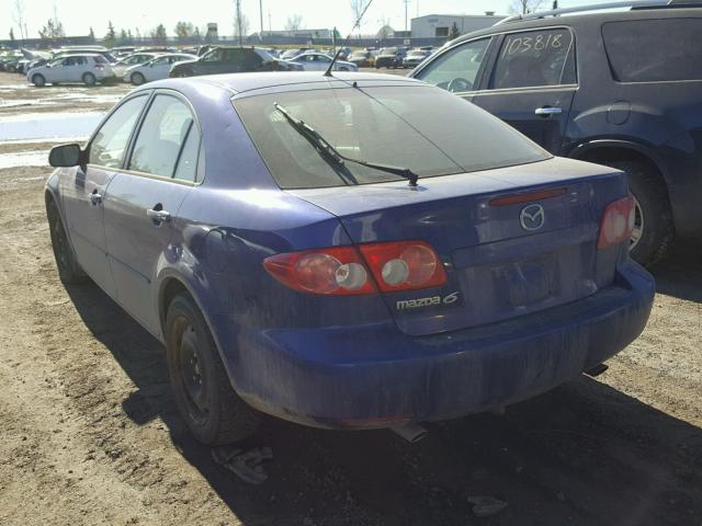 1YVHP84D955M48946 - 2005 MAZDA 6 S BLUE photo 3