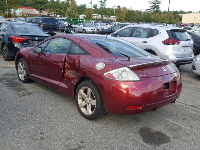 4A3AK24F17E057598 - 2007 MITSUBISHI ECLIPSE GS BURGUNDY photo 3