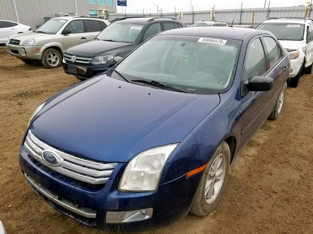 3FAHP06Z67R241341 - 2007 FORD FUSION S BLUE photo 2