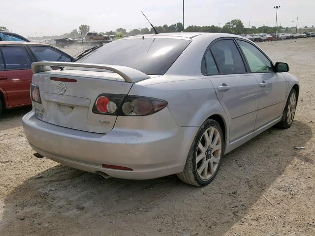 1YVHP84D065M59903 - 2006 MAZDA 6 S SILVER photo 4