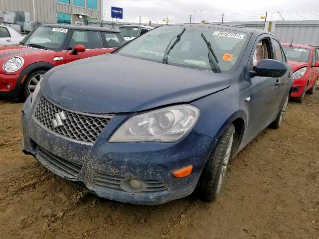 JS2RF9A79D6100158 - 2013 SUZUKI KIZASHI SX BLUE photo 2