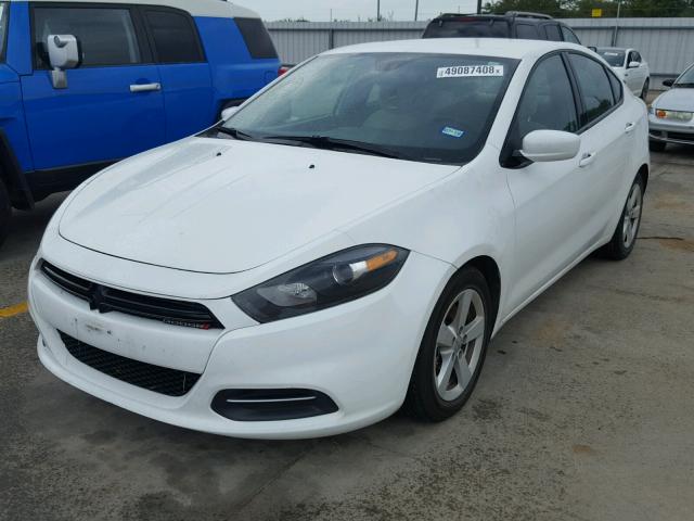 1C3CDFBB3GD660432 - 2016 DODGE DART SXT WHITE photo 2