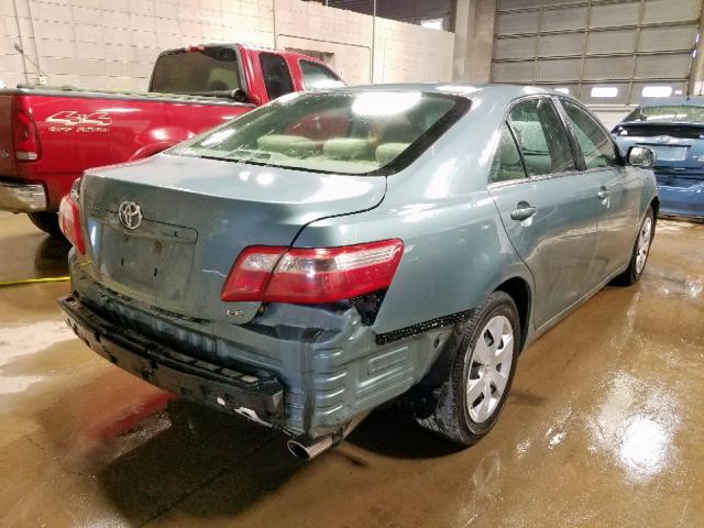 4T4BE46K79R056597 - 2009 TOYOTA CAMRY BASE TEAL photo 4
