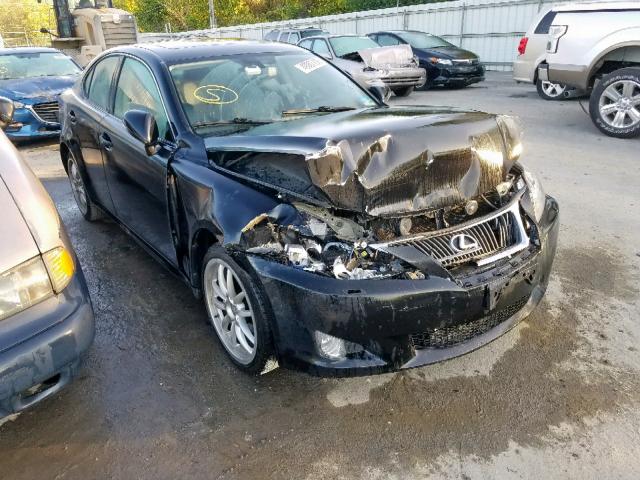 JTHCF5C27A5041220 - 2010 LEXUS IS 250 BLACK photo 1