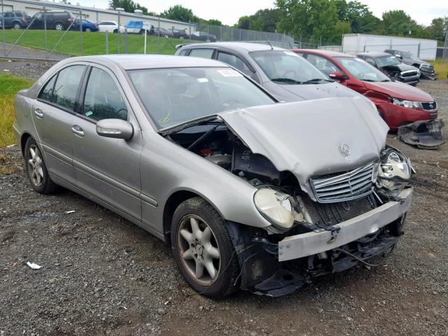 WDBRF84J04F556401 - 2004 MERCEDES-BENZ C 320 4MAT GRAY photo 1