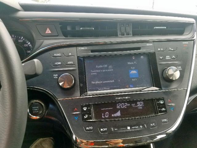 4T1BK1EB8JU286270 - 2018 TOYOTA AVALON XLE SILVER photo 9