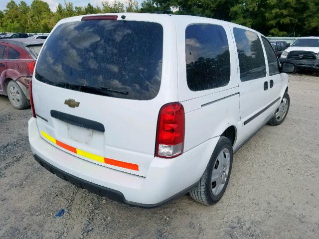 1GNDV23L26D176674 - 2006 CHEVROLET UPLANDER L WHITE photo 4