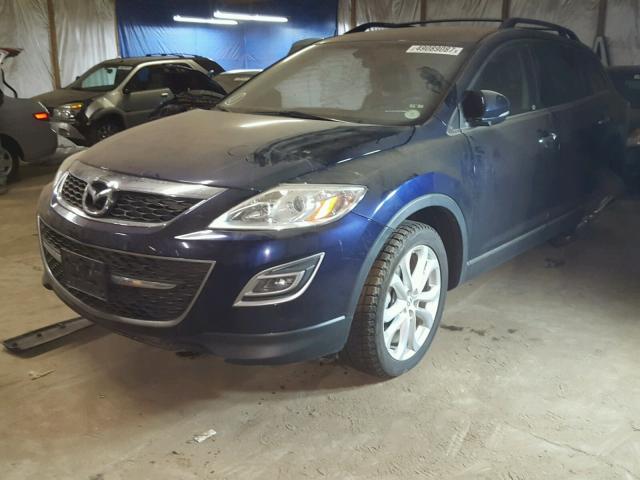 JM3TB3DA7B0325380 - 2011 MAZDA CX-9 BLUE photo 2