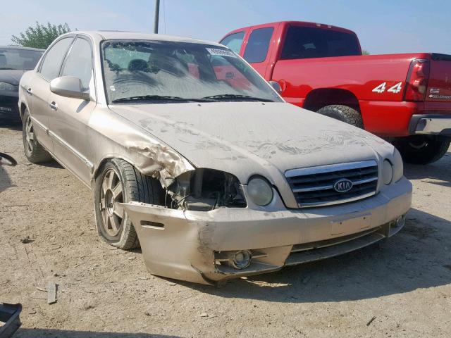 KNAGD126445333740 - 2004 KIA OPTIMA LX TAN photo 1