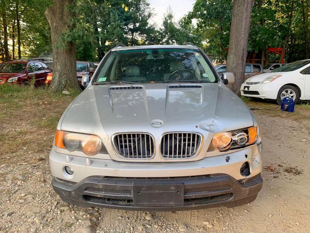 5UXFB33553LH50396 - 2003 BMW X5 4.4I SILVER photo 2