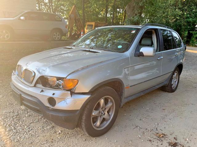 5UXFB33553LH50396 - 2003 BMW X5 4.4I SILVER photo 3