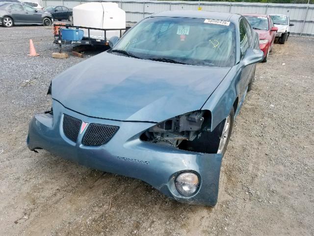 2G2WP552061112389 - 2006 PONTIAC GRAND PRIX GRAY photo 2