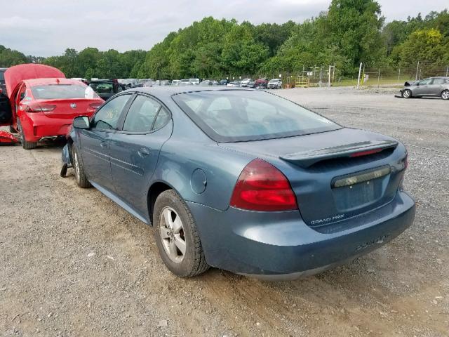 2G2WP552061112389 - 2006 PONTIAC GRAND PRIX GRAY photo 3