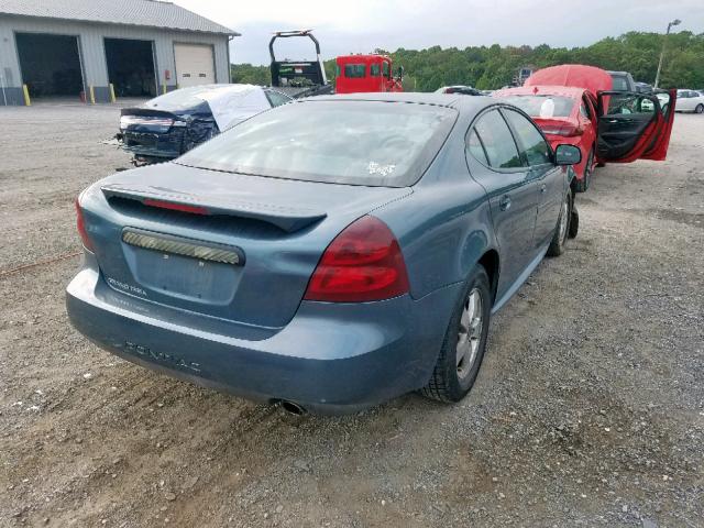 2G2WP552061112389 - 2006 PONTIAC GRAND PRIX GRAY photo 4