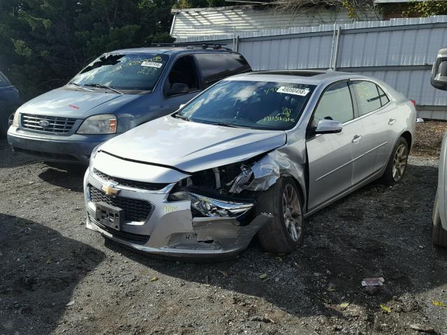1G11C5SL6EF116865 - 2014 CHEVROLET MALIBU 1LT 银色 照片 2