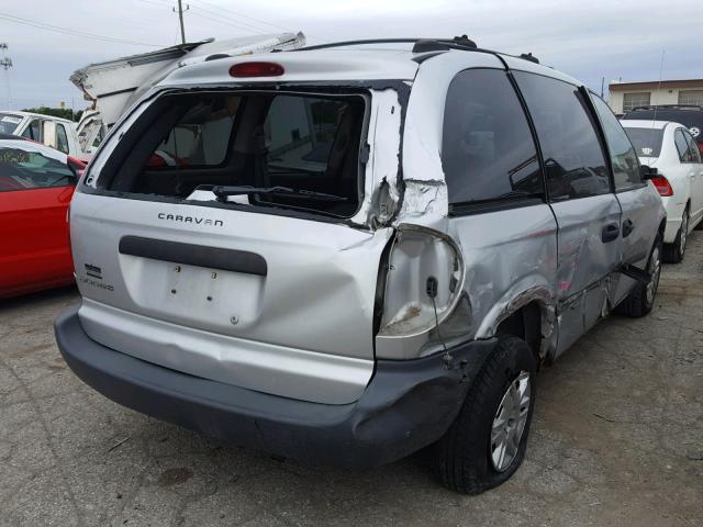 1D4GP25B86B539563 - 2006 DODGE CARAVAN SE SILVER photo 4