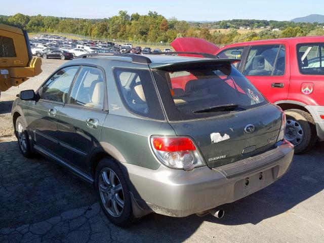 JF1GG68686G809337 - 2006 SUBARU IMPREZA OU GREEN photo 3