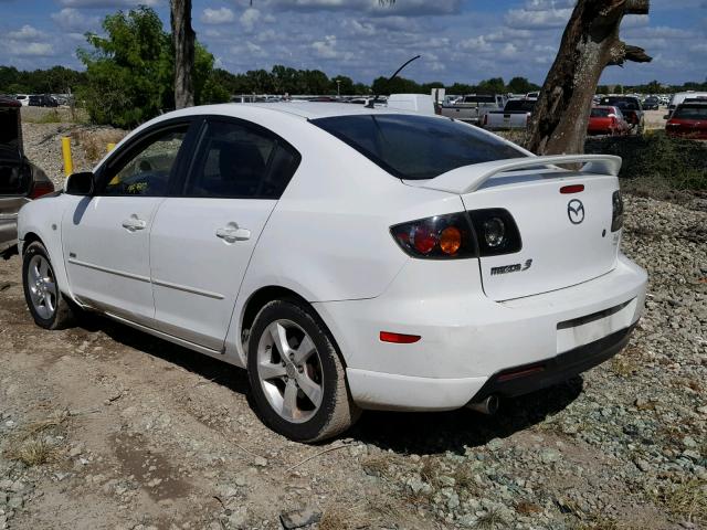 JM1BK123451235292 - 2005 MAZDA 3 S WHITE photo 3